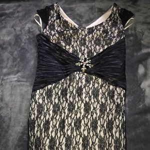 Lace black dress
